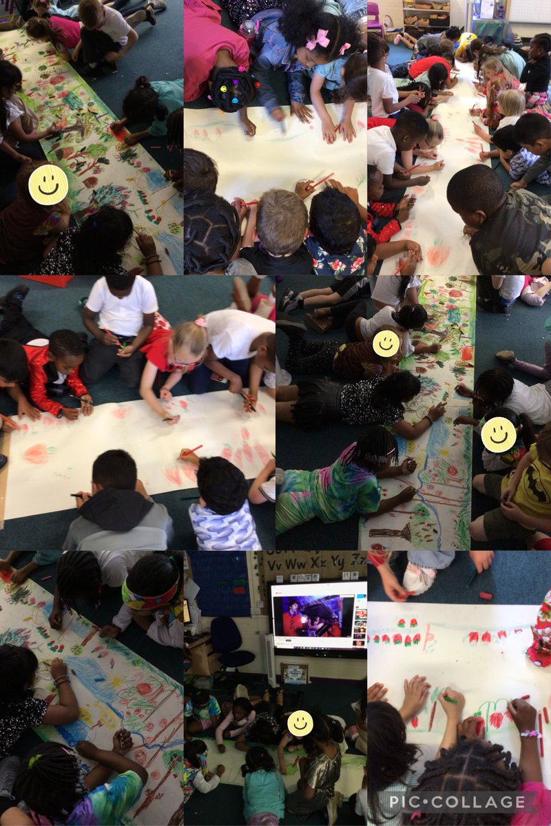 Year 1 created our own 'Strawberry Fields' mural! #SMAartsweek <a href="/StMargarets_/">St Margaret's Anfield CE Primary</a>