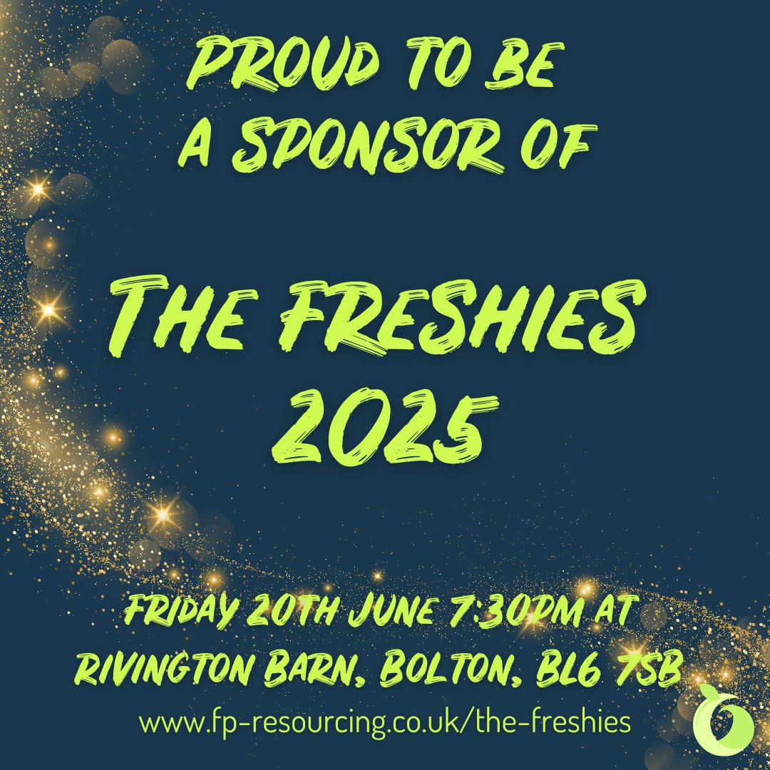 Tonight's the night, it's The Freshies 2025 awards 🏆🥂

Not only are we a sponsor, but we've been shortlisted for two awards. Good luck to everyone attending tonight, win or lose, it's going to be a great night supporting some great charities!

#Awards #TheFreshies2025 #Charity