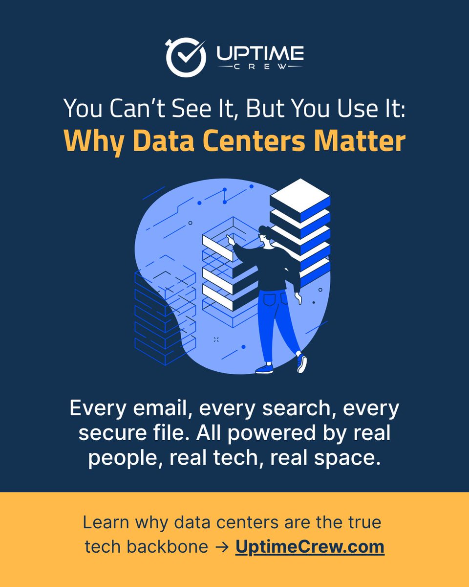 Your apps don’t run on magic.
They run on machines.
And behind those? Trained techs keeping everything moving.
#DataCenters #TechBackbone #UptimeCrew #PrimedforUptime