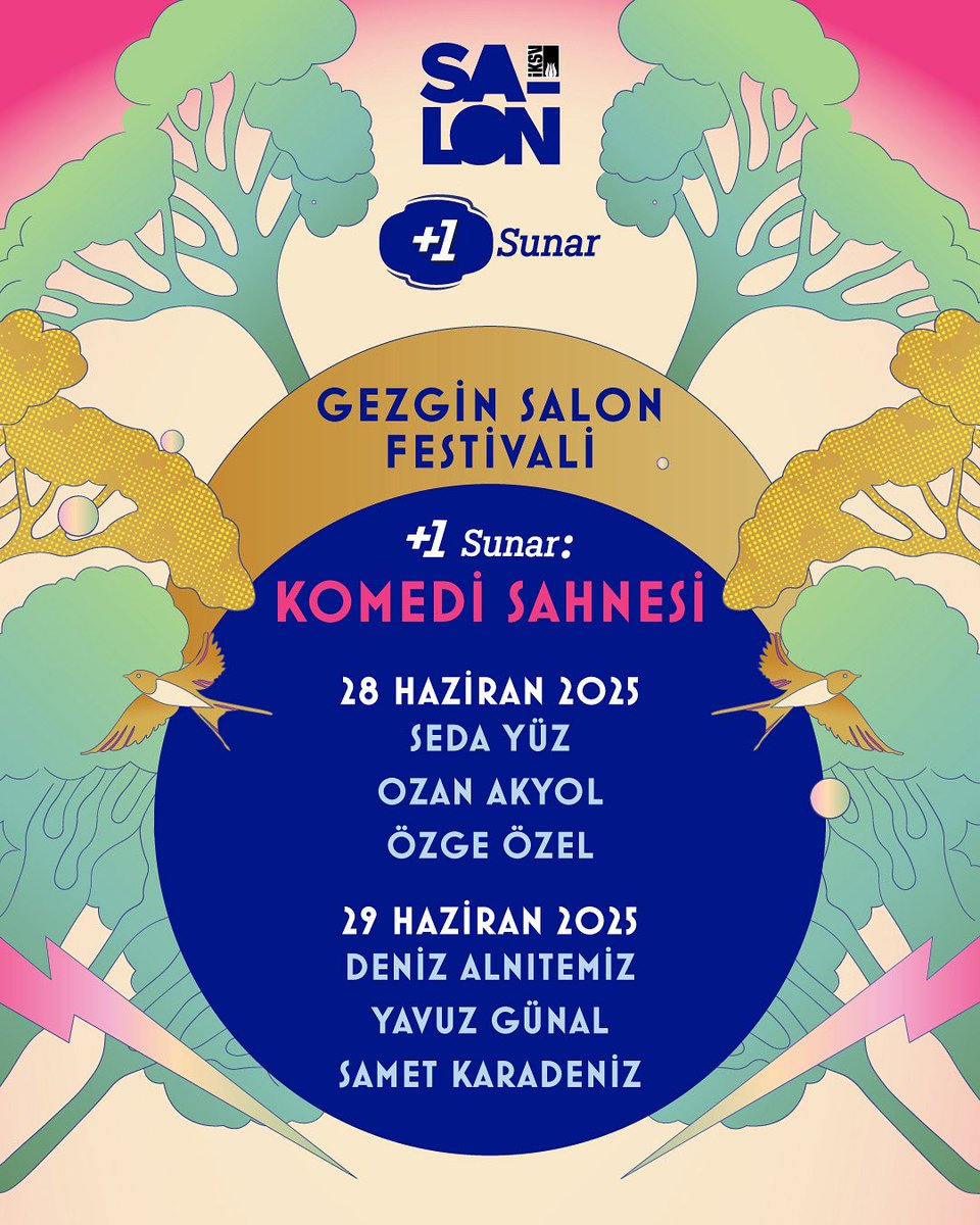 Festivalin güldüren durağı: +1 Komedi Sahnesi

Sadece müzikle yetinmeyenler için bağımsız komedyenler, +1 Komedi Sahnesi’nde sizi bekliyor.

#gezginsalonfestivali #artıbir <a href="/artibir/">#artıbir</a> 

Biletler için: passo.com.tr/tr/etkinlik/ge…