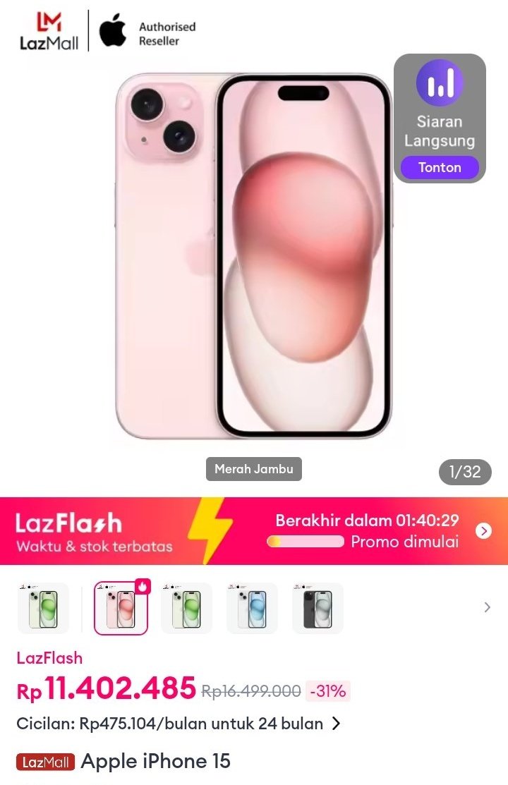 ries2fatin's tweet photo. @LazadaID Bismillah.
Banyak keajaiban di bulan Juni.
Doa2 yang lama menggantung di langit, satu per satu turun jadi kenyataan. Salah satunya rezeki dapat iPhone 15 ini jadi awal dari hal-hal baik yang sedang menuju aku #LazadaID#LazadaGiveaway
@trinugroho162 @MiniGold_SDA
@DemakMinigold https://t.co/37kV8nL86m