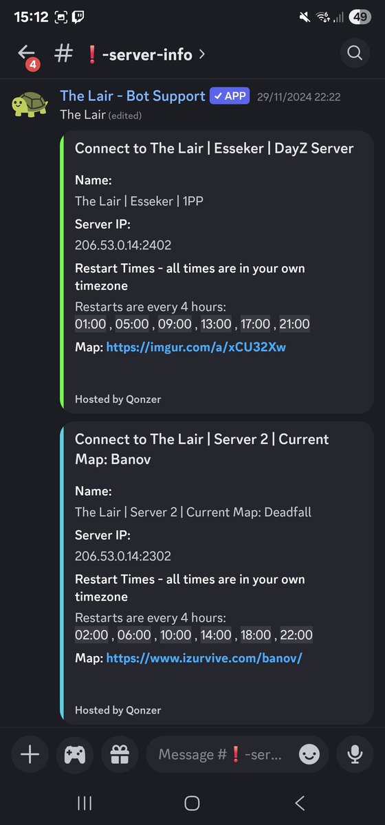 We have new IP get the old ones off favorite and add these!! #dayz #dayzmoments