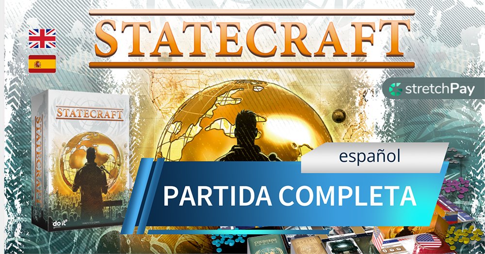 📽️Aquí os dejamos una partida completa de Statecraft en español.

🚀Ahora en campaña de gamefound:
tinyurl.com/2dneuv9n

youtu.be/ZzDLpZyrrKs