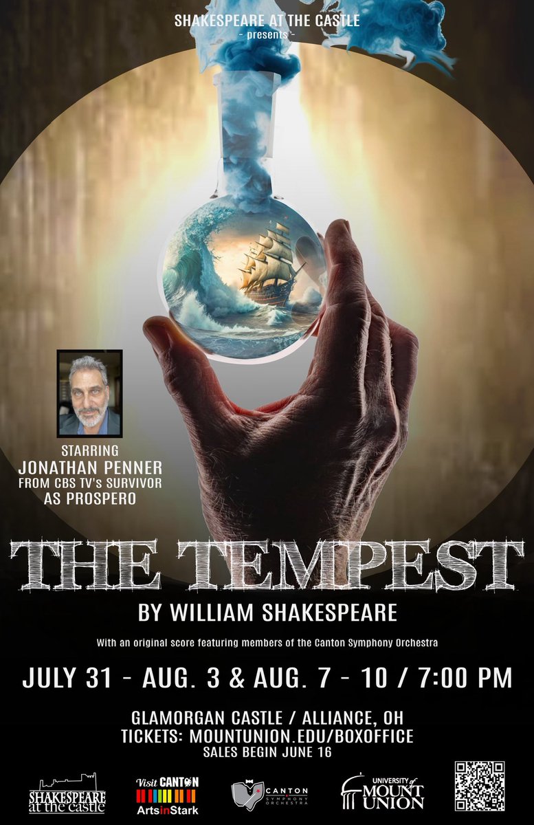 SurvivorPenner's tweet image. Friends, this July/August please join me for The Tempest, live on stage! With comedy, music, revenge & romance, it’s a true Shakespearean classic. I play a wizard/widower with a gorgeous kid stuck on an enchanted island (I know- story of my life ;) Fun for fans 5 to 95. Promise!!