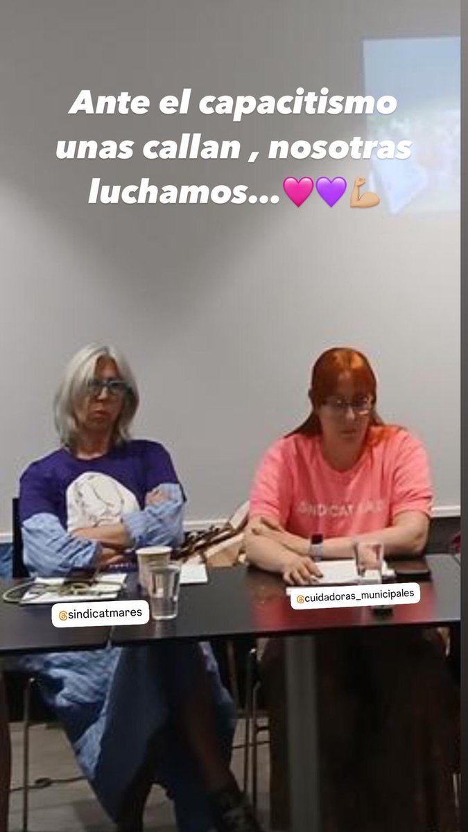 Sindicat de Mares en la Diversitat Funcional (@sindicatmares) on Twitter photo VIDA DIGNA x totis
No hi ha dicotomia cuidades i cuidadores
Totes necessitem cures
Però no explotant
Ho sostenim tot
Un dia ho aturarem tot
💜💜 amigues <a href="/NoguesBarral/">SAD EN LUCHA</a> <a href="/SindicatoSad/">Sindicato Sad de Cuidadoras Profesionales</a> <a href="/SindicatLloguer/">Sindicat de Llogateres i Llogaters</a> <a href="/PlataformaPetra/">PETRA Maternidades Feministas</a> <a href="/SINDILLAR/">Sindillar</a> <a href="/CGTCatalunya/">CGT Catalunya 🚩🏴</a> <a href="/Genere_CGT/">CGT Acció Feminista i LGTBIQ+</a> <a href="/CGTEnsenyament/">CGT Ensenyament 🚩🏴</a> VIDA DIGNA x totis
No hi ha dicotomia cuidades i cuidadores
Totes necessitem cures
Però no explotant
Ho sostenim tot
Un dia ho aturarem tot
💜💜 amigues <a href="/NoguesBarral/">SAD EN LUCHA</a> <a href="/SindicatoSad/">Sindicato Sad de Cuidadoras Profesionales</a> <a href="/SindicatLloguer/">Sindicat de Llogateres i Llogaters</a> <a href="/PlataformaPetra/">PETRA Maternidades Feministas</a> <a href="/SINDILLAR/">Sindillar</a> <a href="/CGTCatalunya/">CGT Catalunya 🚩🏴</a> <a href="/Genere_CGT/">CGT Acció Feminista i LGTBIQ+</a> <a href="/CGTEnsenyament/">CGT Ensenyament 🚩🏴</a>
