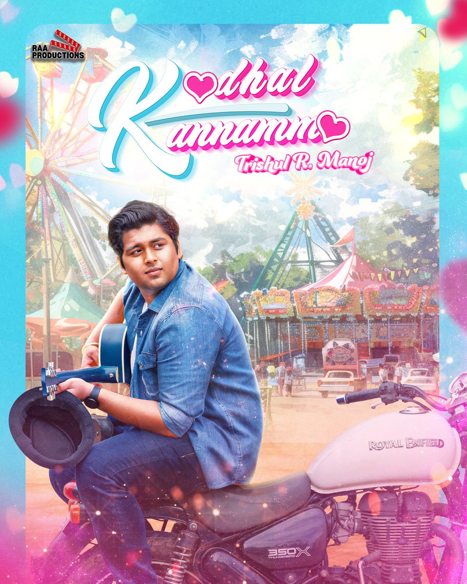 KADHAL KANNAMMA 🎡🎟️ 
Coming Soon‼️ 
Releasing on 27th June, 2025!

RAA Productions

Directed By Suja Raghuram
Choreography - Gayathri Raguramm
Starring - Trishul R. Manoj &amp; Sri Nidhi
Composed, Arranged, &amp; Performed by Trishul R. Manoj
Lyrics - MC Vickey