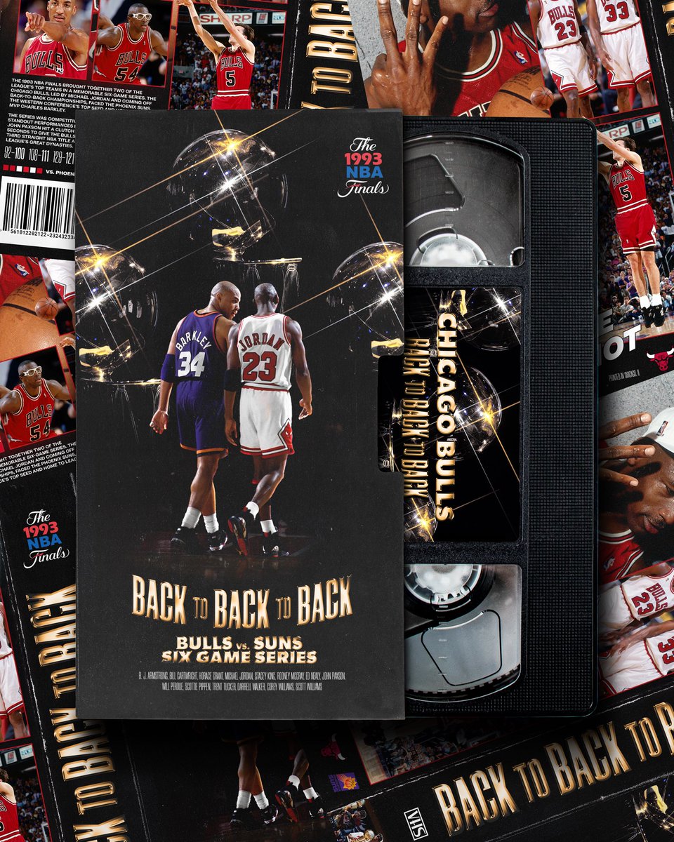 32 years ago today: We went back to back to back 🏆