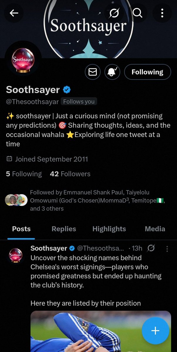 ANN (@_a_nnalisa) on Twitter photo Data for 50 people 💃🏽💃🏽💃🏽
Follow <a href="/Thesoothsayar/">Soothsayer</a> and drop proof with your network. I'll pick from the comment section later today ☺️
Cc: <a href="/Thesoothsayar/">Soothsayer</a> Data for 50 people 💃🏽💃🏽💃🏽
Follow <a href="/Thesoothsayar/">Soothsayer</a> and drop proof with your network. I'll pick from the comment section later today ☺️
Cc: <a href="/Thesoothsayar/">Soothsayer</a>