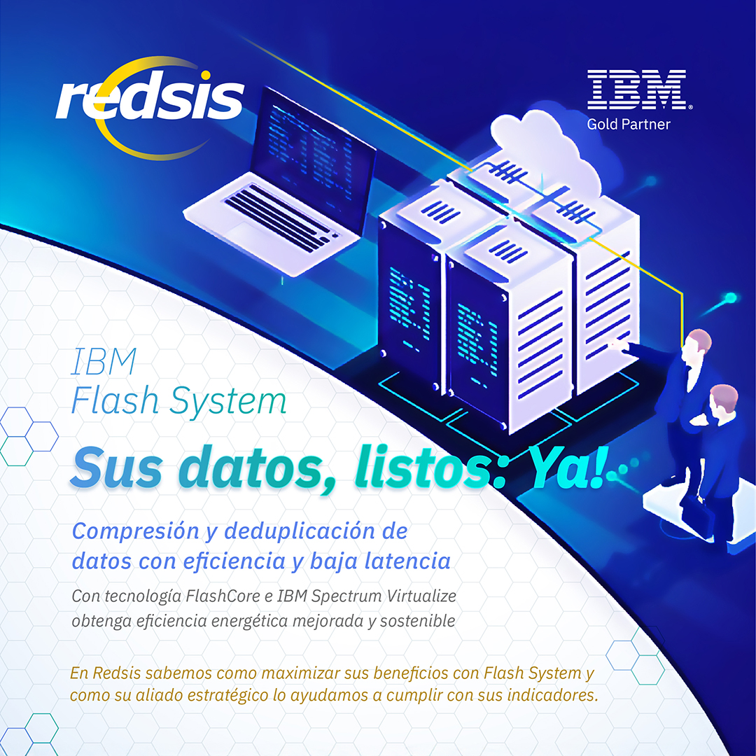 🚀 Mejore rendimiento y resiliencia con IBM FlashSystem. Proteja cargas críticas, optimice recursos y garantice continuidad operativa en su empresa. 💡 Más información aquí. redsis.co/soluciones/inf…