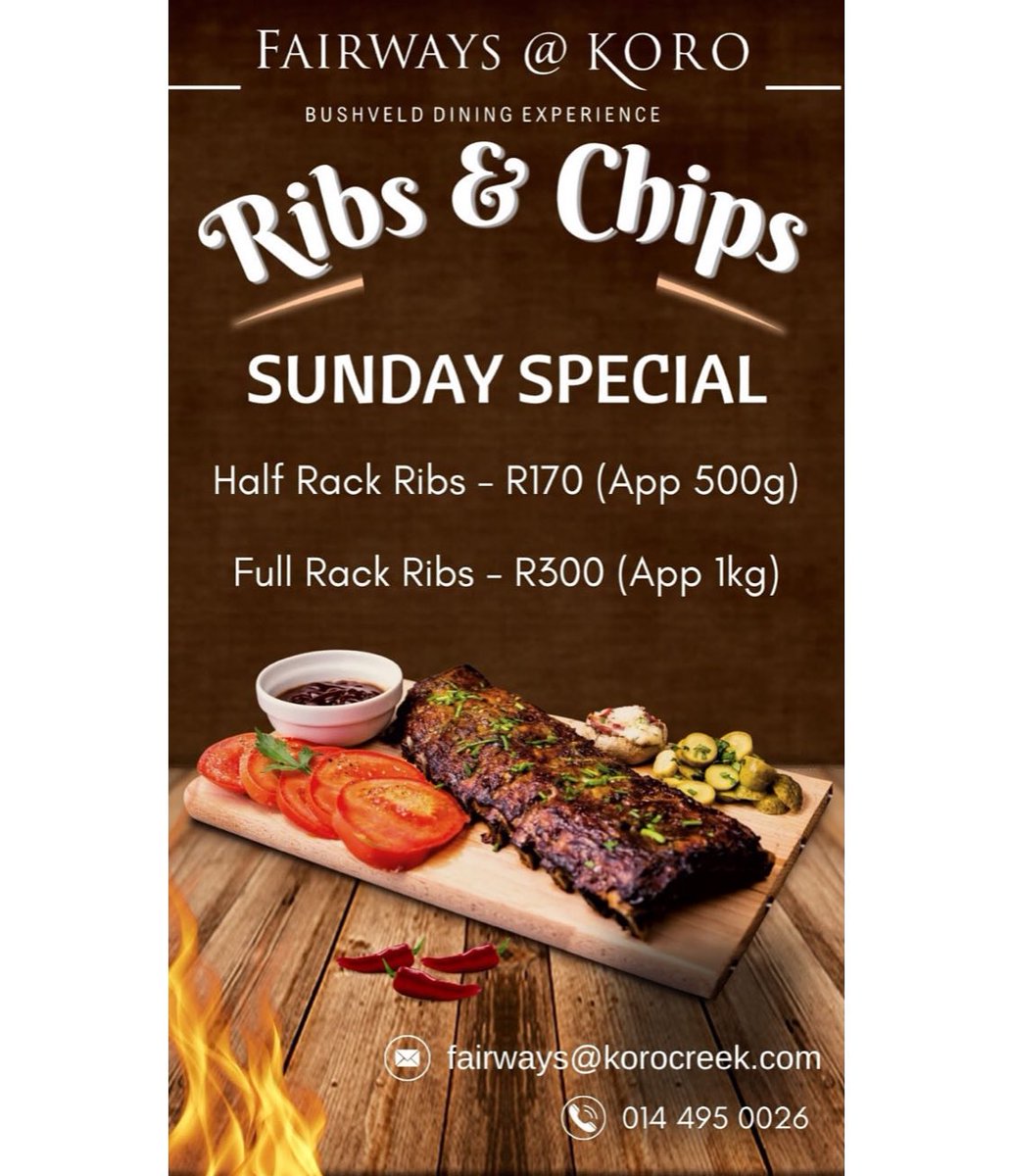 Sunday Special - Ribs &amp; Chips