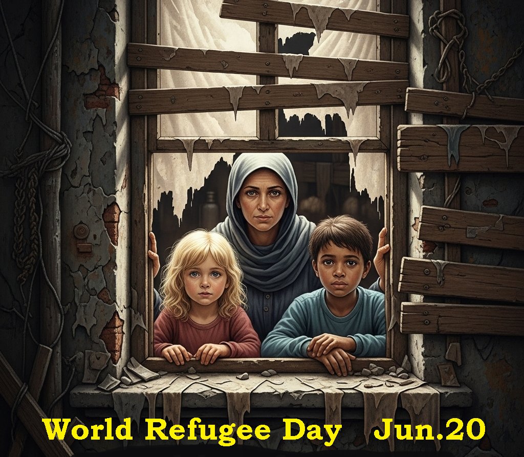 #WorldRefugeeDay

 World Refugee Day  Jun.20