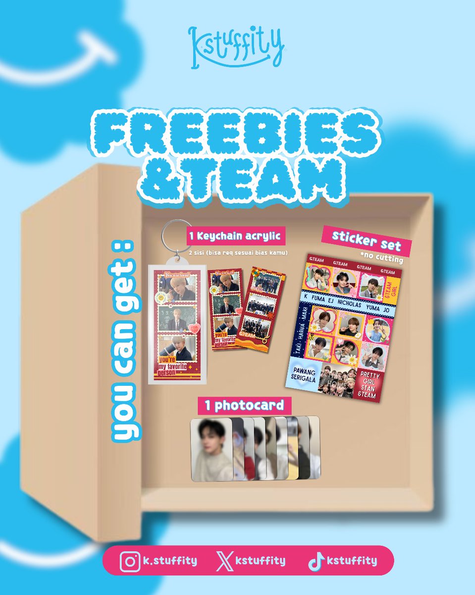 kstuffity's tweet image. [interest check]

Anyeong LUNÉ

Kita mau bagi bagi freebies online nih, kira2 ada yang tertarik ga ya? drop ur uname kalau tertarik ya. 

Kita bakal tag pas udah ada link 🍊 pas payday. Help rt/like ya 🤗