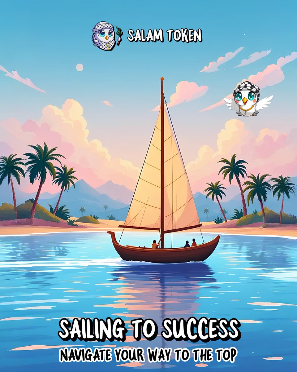 TokenSalam's tweet photo. Set sail on the river of peace. Master your navigation skills, both in-game and in lifeโto rise on the leaderboard.
Telegram- https://t.co/lnF6irHFdg
Game Bot- https://t.co/TDTTX6AZQ7
#SalamToken #Peace #Unity #Blockchain #Innovation #Crypto #Hope #Gamebot #web3 #web3gaming https://t.co/fufWLcBtFX