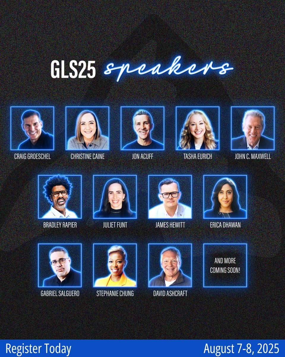 Calvin_Uni's tweet image. We are hosting the Global Leadership Summit August 7-8, 2025, and registration is open! ➡️ bit.ly/44iybKF
Whether you are a seasoned leader or are taking your first steps into leadership, you will be inspired to lead where you are.
