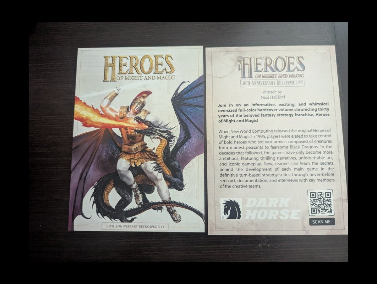 nealiios's tweet image. While my new Heroes history book from Dark Horse won't be out until November, it's available for pre-order now! I will be floating around Soonercon this weekend with these pre-order cards that I'll sign for you, if you want 'em! #games #author