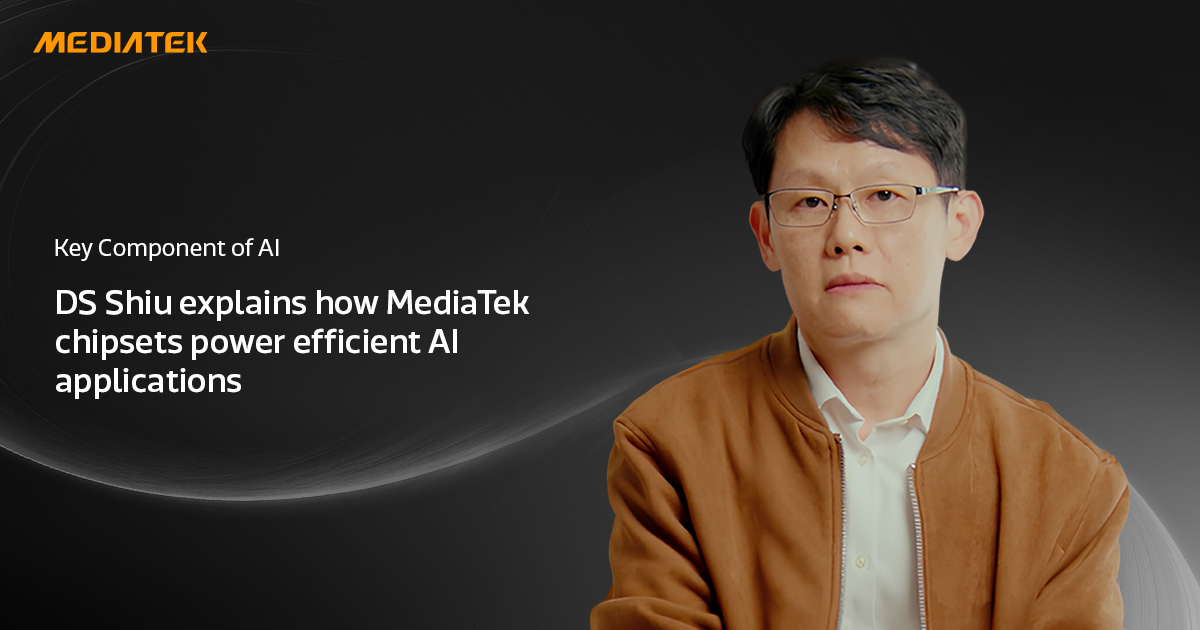 Dive into #PowerEfficiency, a critical component of #AI applications with DS Shiu, Managing Director, MediaTek. We are taking the necessary steps to ensure our solutions are highly efficient so that users can experience the full capabilities of AI. 
bit.ly/4jZCork