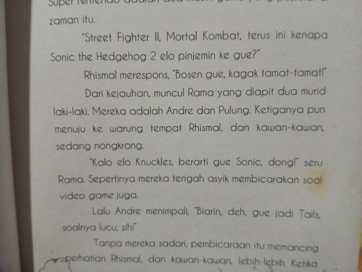 guymade2turtles's tweet image. Never expecting a Sega Genesis reference in this book-