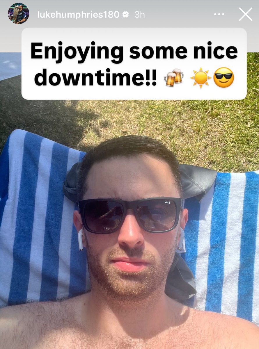 📲 Luke Humphries ☀️🎯🙌