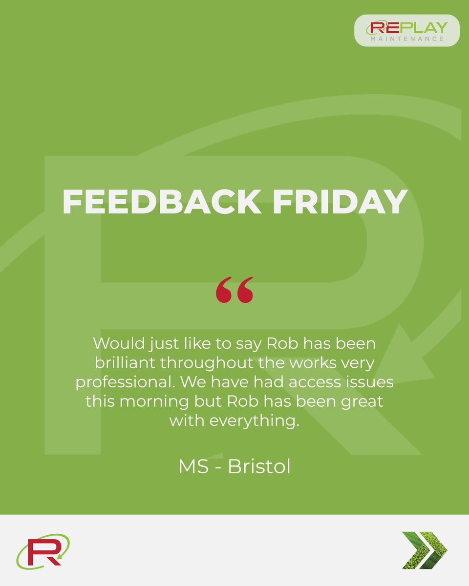 ReplayMaintain's tweet image. Special thanks to Rob for his dedication and hard work on this Renovate process!👏

#PitchMaintenance #SyntheticTurf #FeedbackFriday