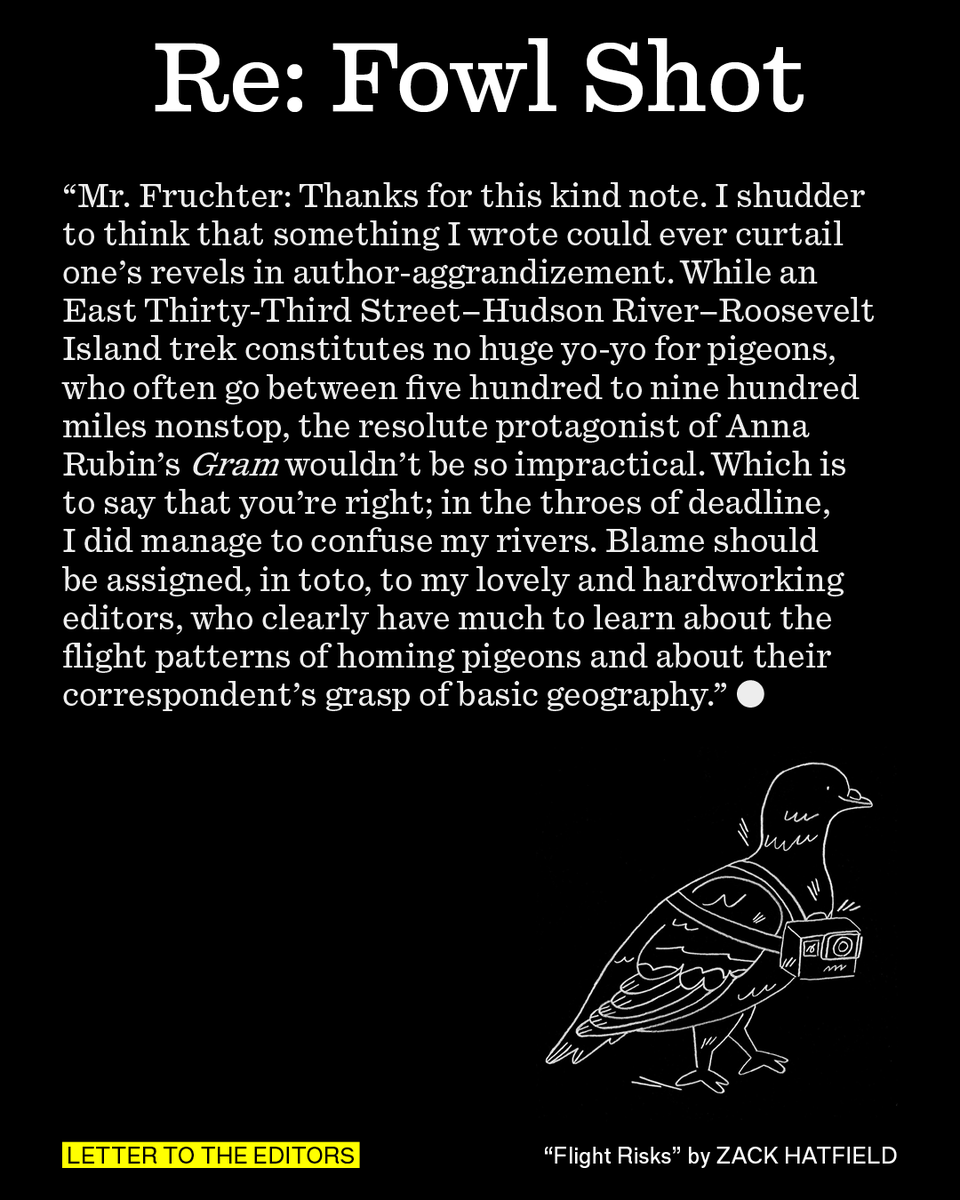 nyreviewofarch's tweet image. One of our astute readers gently corrects a fluvial error in NYRA no. 45 LETTERS page. Want to submit your own letter to the editor? Get in touch at editor@nyra.nyc.
nyra.nyc/articles/squab…