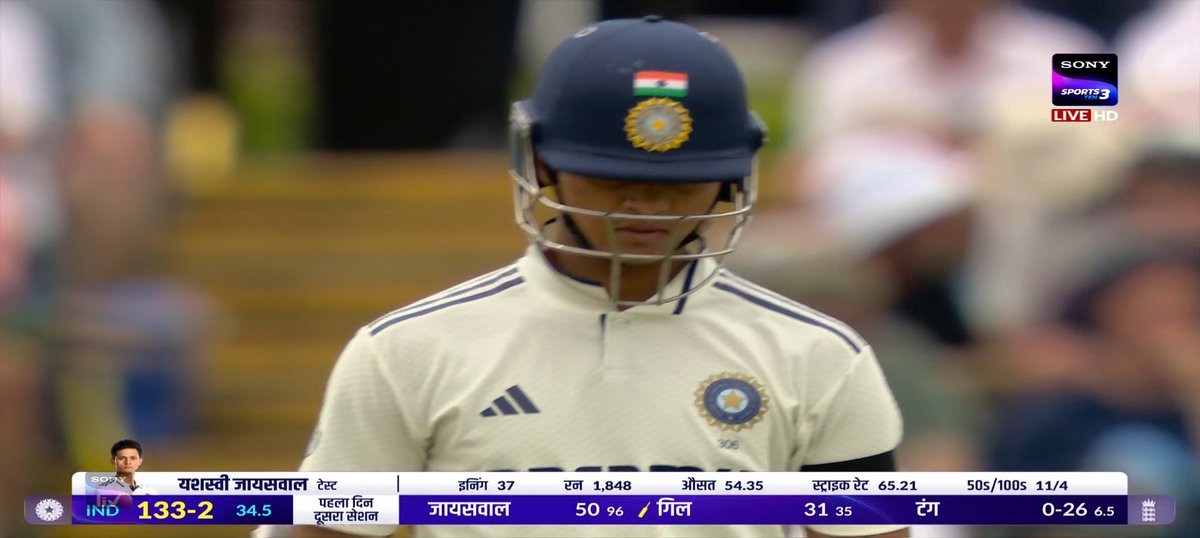 Fifty for jaiswal