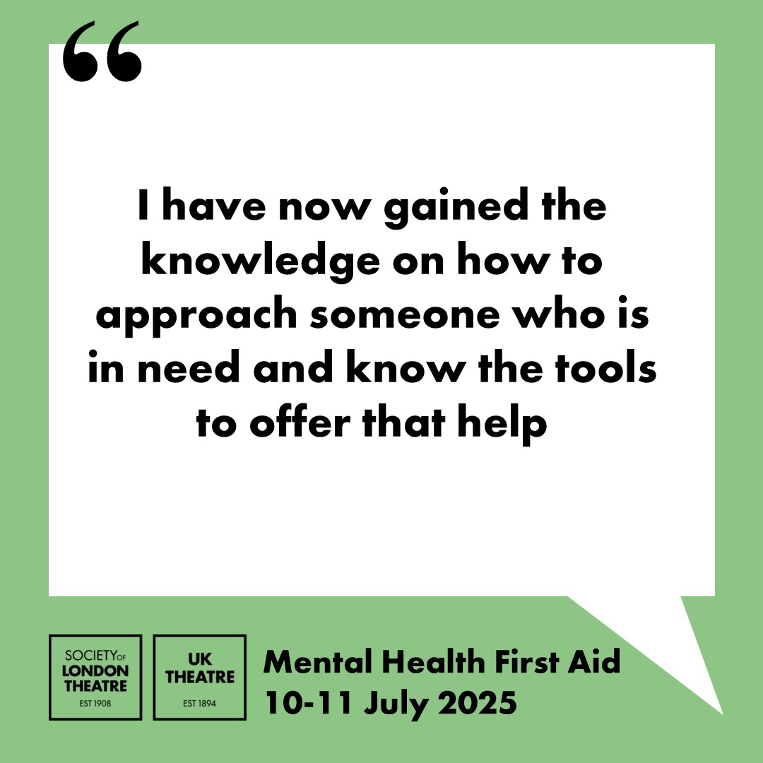 Sales close this Thursday 3 July for our Mental Health First Aid training course! Here's what other attendees have had to say.

Book now -  eventbrite.co.uk/e/131757801430…