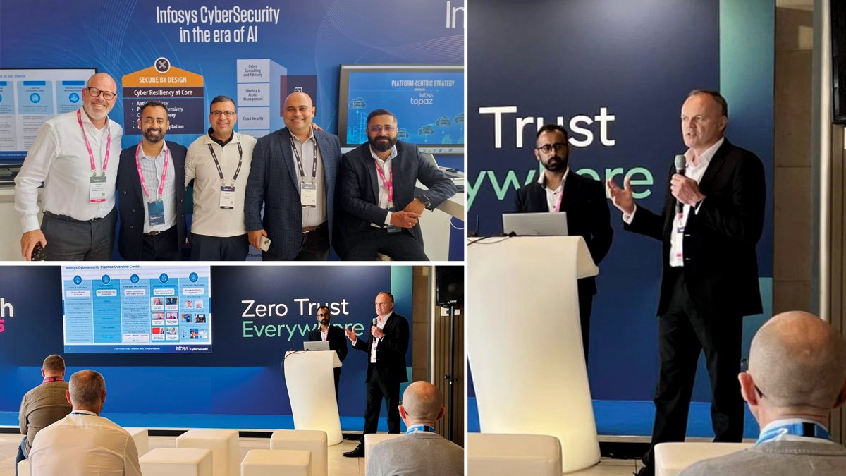 InfosysEvents's tweet image. Delighted to be part of Zenith Live’25 in Prague! #InfosysCyberSecurity leaders talked about #ZeroTrust, #AI, and #NetworkSecurity Modernization at the booth. Through an interactive theater session, we showcased our robust security solutions powered by #Zscaler. #fortifycyber