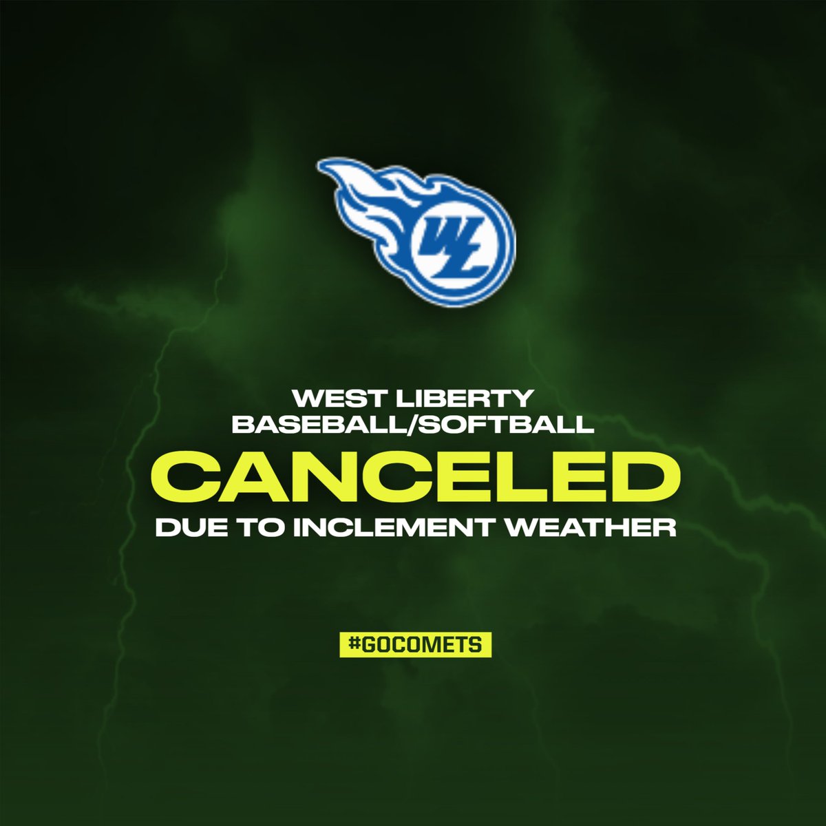 West Liberty CSD (@westlibertycsd) on Twitter photo Today's JH softball and F/S baseball games are canceled due to incoming weather.
<a href="/WestLibAthletic/">West Lib Athletics</a>
<a href="/WestLibertySB/">West Liberty Softball</a>
<a href="/WestLibBaseball/">West Liberty Baseball</a> Today's JH softball and F/S baseball games are canceled due to incoming weather.
<a href="/WestLibAthletic/">West Lib Athletics</a>
<a href="/WestLibertySB/">West Liberty Softball</a>
<a href="/WestLibBaseball/">West Liberty Baseball</a>