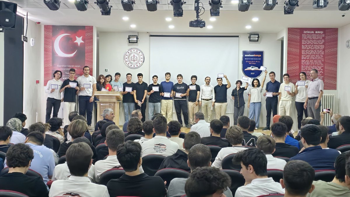 Aselsan Konya Mesleki ve Teknik Anadolu Lisesi (@aselsankonyamtl) on Twitter photo Yoğun ve verimli bir eğitim-öğretim yılının ardından öğrencilerimizle birlikte karne heyecanını yaşadık.
<a href="/aselsan_konya/">Aselsan Konya</a>
<a href="/konyamem/">Konya İl MEM</a>
<a href="/MeslekiEgitim42/">Mesleki ve Teknik Eğitim - KONYA</a> Yoğun ve verimli bir eğitim-öğretim yılının ardından öğrencilerimizle birlikte karne heyecanını yaşadık.
<a href="/aselsan_konya/">Aselsan Konya</a>
<a href="/konyamem/">Konya İl MEM</a>
<a href="/MeslekiEgitim42/">Mesleki ve Teknik Eğitim - KONYA</a>