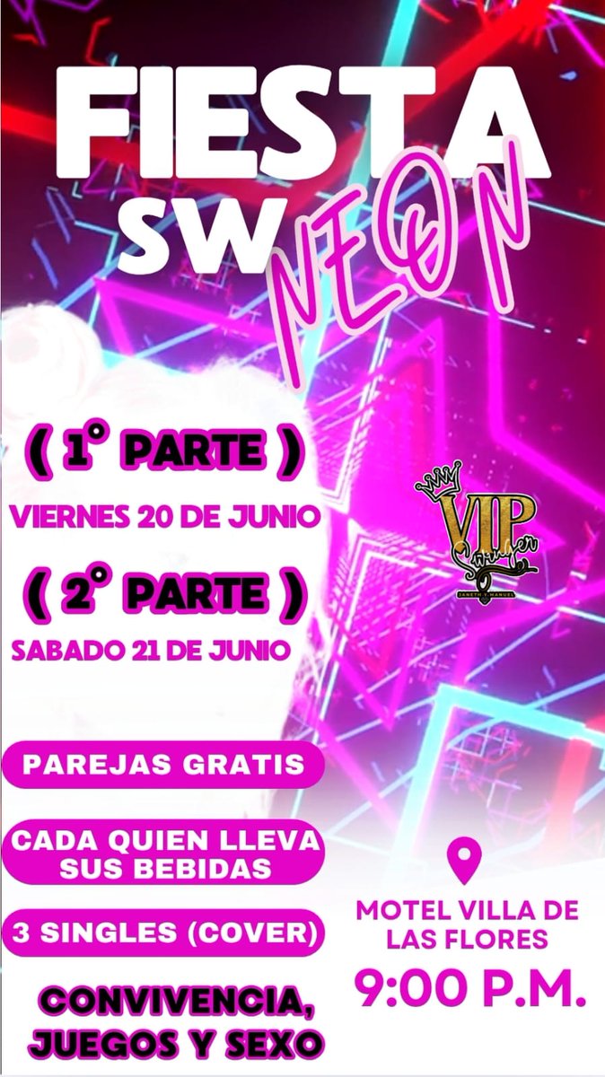 ‼️HOY‼️HOY‼️HOY‼️

✅️GRATIS.

✅️CADA QUIEN LLEVA SUS BEBIDAS.

✅️LO QUE REALMENTE ES EL SWINGER.

#swingers #puebla #parejas #single #hotwife #motel #fiesta #reunión