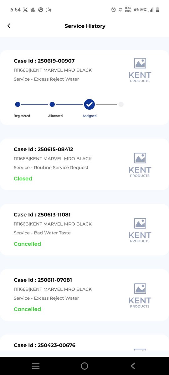 SainiDevkant's tweet image. @KentROSystems @AquagaurdP @aquafreshro @ROSystem1 #kent ka RO system koi bhi buy nhi karna nhi to bad pachhtana padega very bad service #kentrosystems  so pls avoid Kent ro system . M 4 - 5 bar service request dal chuka hu but koi response nhi diya or close or cancel kr dete h