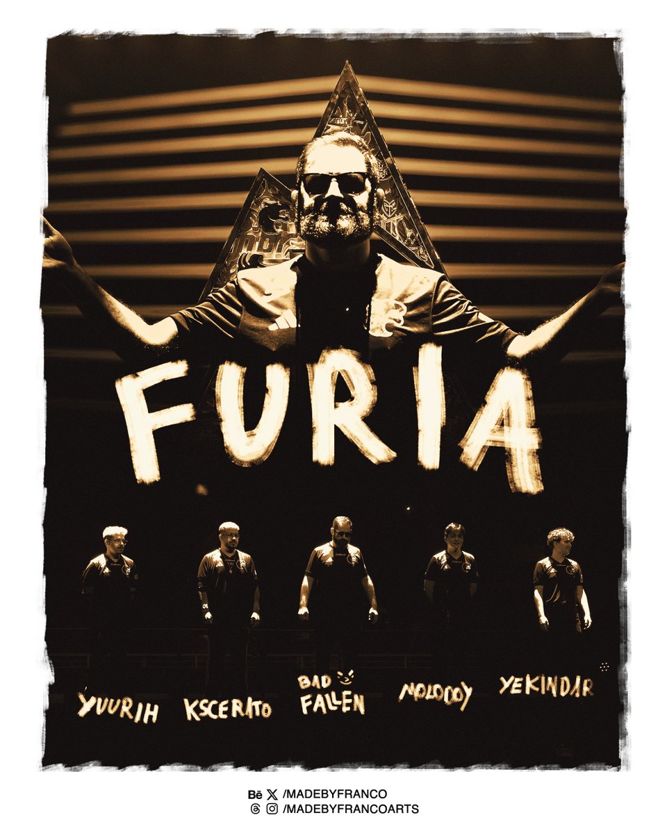 FURIA

Made this one during the first map, unfortunately we didn't win the series 😵‍💫 but I couldn't let it go to the bin...

<a href="/FURIA/">FURIA</a>