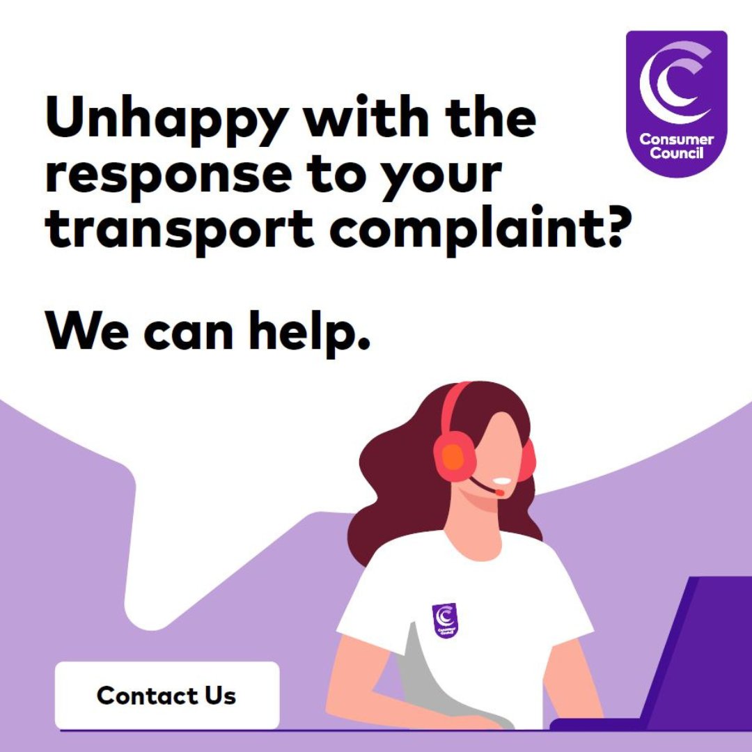🏖️Summer travel problems? 
We can investigate transport complaints including problems with airlines, ferry travel, or public transport. ✈️⛴️🚌🚉
If you have an issue with a transport provider in Northern Ireland, make a complaint to them first to give them the opportunity to put