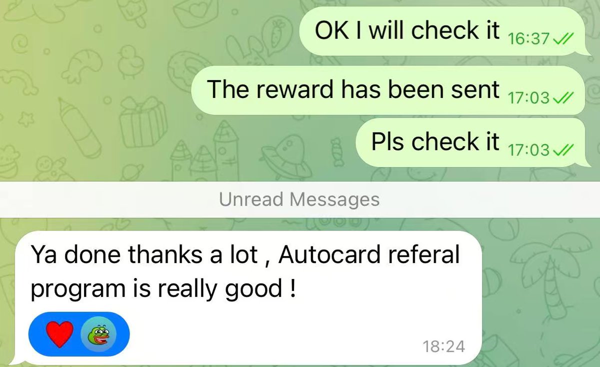 AutoCard_io's tweet image. 🚀 We've received user feedback that AutoCard’s referral program is “fast, reliable, and truly pays out.”

Looking for a trustworthy crypto referral program? Join AutoCard now!🔗 h5.autocard.me/signup?from=we…

#AutoCard  #CryptoRewards