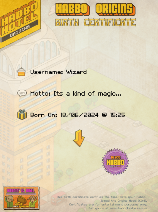 Its a kind of magic iguess im poof! Gone haha #HabboHotelOrigins <a href="/HabboOrigins/">Habbo Hotel: Origins</a> <a href="/habb/">Holly Bayman</a>