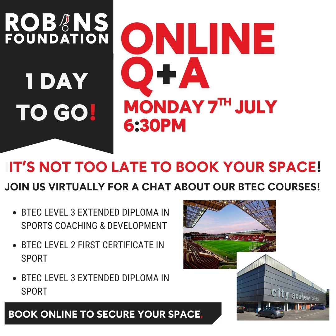 🚨 Just 1 day to go until our final Robins Foundation Post-16 Online Q+A of the year!

Don’t miss your last opportunity to ask questions, get advice, and find out if we’re the right fit for your next step 🎓

📅 Book your place now: airtable.com/appZeVn0x5BCAG…