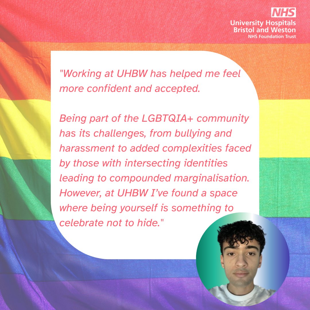 Pride at UHBW – Celebrating Our People🌈

Reubun, a member of Technology Services, shared how working at UHBW has made him feel accepted — a powerful reminder of why inclusion matters.

To all of our LGBTQIA+ colleagues: happy #Pride and thank you!

#PrideAtUHBW #NHSWithPride