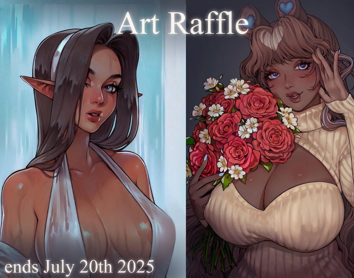 🩷 ART RAFFLE 🩷
You'll get a half body of your character
(it can be any gender or species)

To participate in the raffle you need:
🩷 Follow me
🩷 Retweet this Post

Raffle ends on July 20th

Good luck!
#raffle

We are slowly approaching the finish line in forming the price list