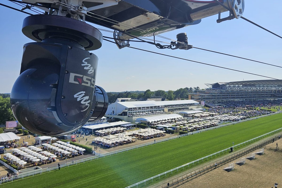 Our specialist crews from <a href="/ACSMediaUK/">AerialCameraSystems</a> are onsite covering a thrilling five days of finest thoroughbreds &amp; glamour at Royal Ascot. With teams onsite delivering tracking shots of champions and royal carriages from a 750m wirecam overhead &amp; our latest tracking vehicle on the ground.