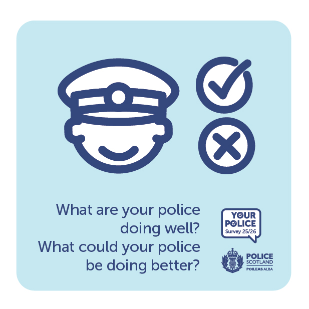 The Your Police Survey 2025/26 is now open, and we want to hear from you.
It takes just 10 minutes to complete and helps shape local policing across our communities.
Take part today ➡
orlo.uk/3Dzp5