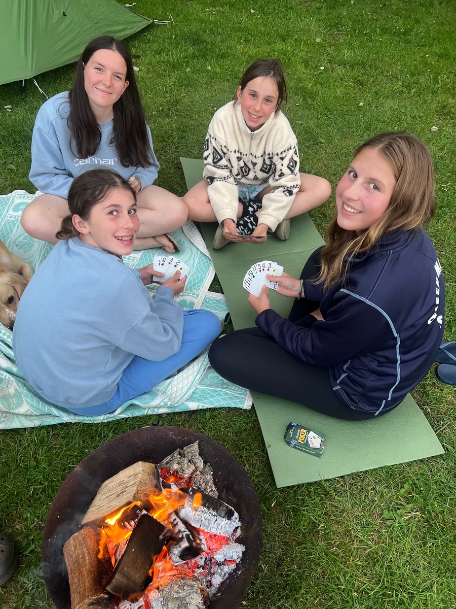Happy Summer Solstice! The Boarders  enjoyed the longer nights camping, with endless games, smores, and late night beach walks.

A very special Thank You to QMF for our new tents, the perfect addition to our annual Camps!
#NationalBoardingWeek #QMarysBoarding #HerBestDay