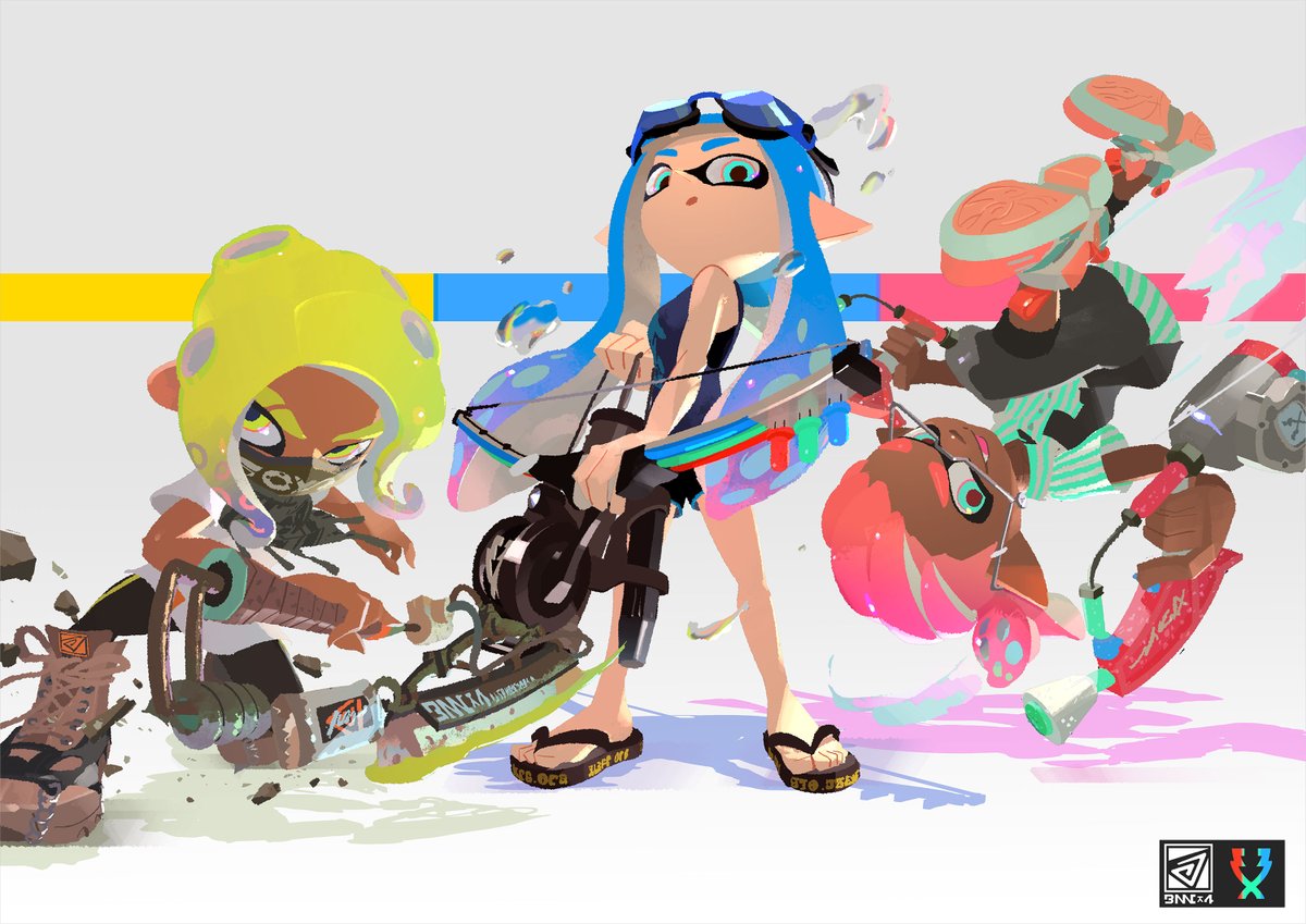 Whether you’re travelling by land, sea or air, plot a course for Summer Nights, arriving in the Splatlands on July 12th! #Splatoon3