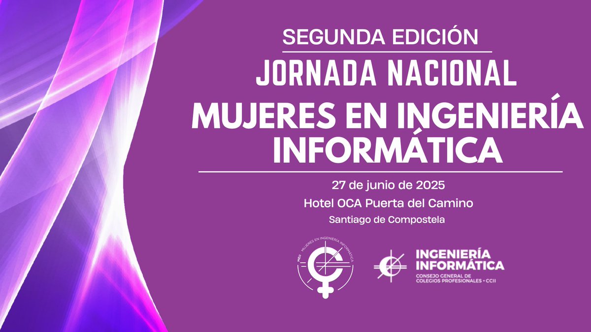 CCII-Ing Informática (@cciinfor) on Twitter photo ♀️💻 'Jornada nacional' de <a href="/MujeresEnII/">Mujeres en Ingeniería Informática</a>
🏆 ¿Por qué Catalina Grimalt recibe el Premio Ángela Ruiz Robles este año?
📌 ¡En una semana nos vemos en el Hotel Puerta del Camino, en Santiago de Compostela!
ccii.es/noticias/760-t… ♀️💻 'Jornada nacional' de <a href="/MujeresEnII/">Mujeres en Ingeniería Informática</a>
🏆 ¿Por qué Catalina Grimalt recibe el Premio Ángela Ruiz Robles este año?
📌 ¡En una semana nos vemos en el Hotel Puerta del Camino, en Santiago de Compostela!
ccii.es/noticias/760-t…