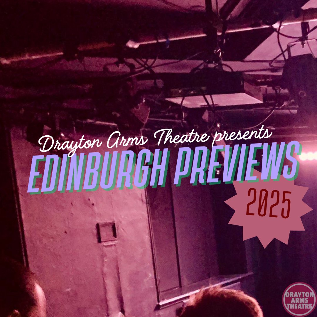 EDINBURGH PREVIEWS 2025💥

July 20th-August 4th

TWO WEEKS OF DIVINE, DARING THEATRE FROM A COLLECTION OF TALENTED CREATIVES

Scroll for the line up

🎟 Link in bio 🎟