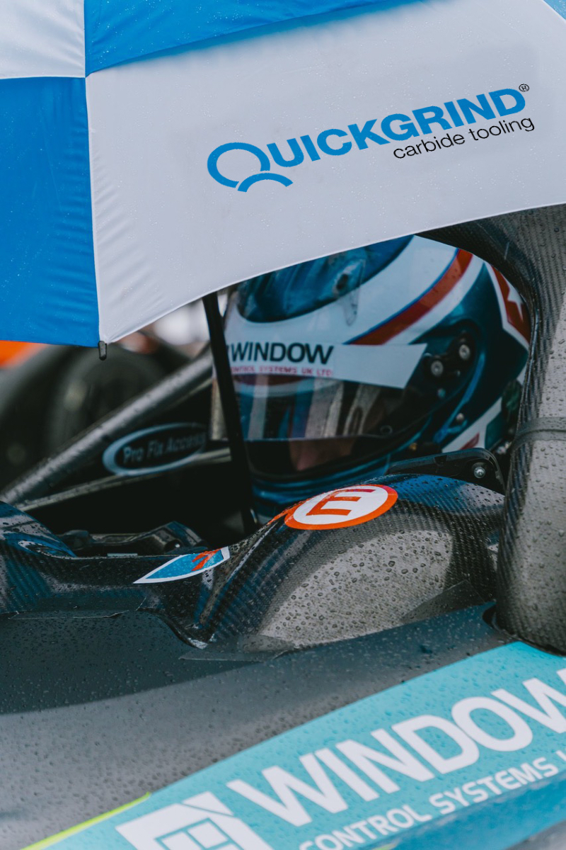 quickgrind's tweet image. Supporting performance, come rain or shine.
Quickgrind’s support goes beyond the tools — sometimes it includes umbrellas too! Here’s Shane Kelly on the Silverstone grid last weekend.
#Quickgrind #UWRacing #Silverstone #EquipeSportsPrototypes #InfinitePossibilities