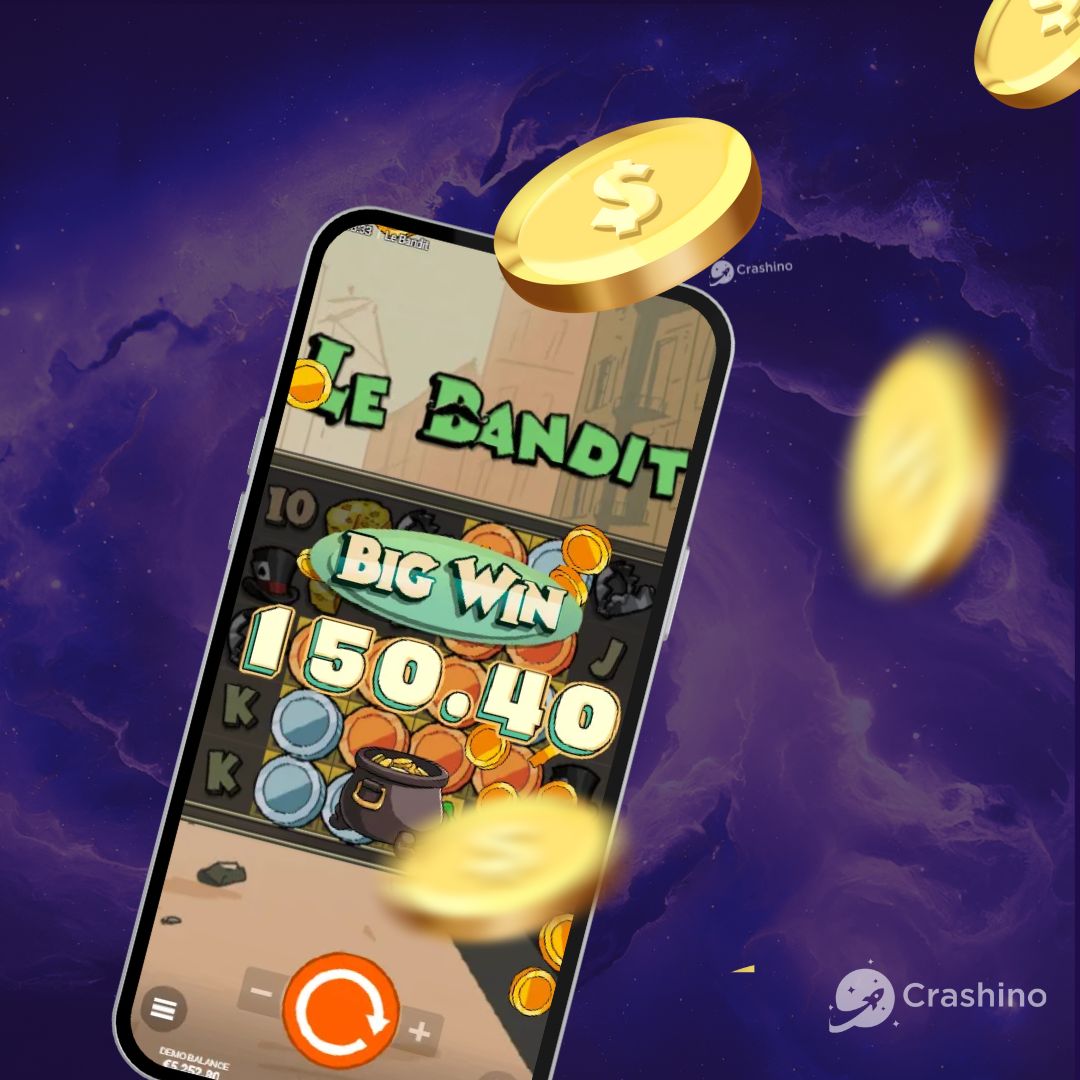 💰💣 BIG WIN in Le Bandit! 💣💰
One of our players just grabbed C$150.40 like a true outlaw on Crashino! 🕶️🪙

It’s not just a game – it’s a heist! 😎💼
Think you’ve got the guts to rob the reels? 🎰🔥

#Crashino #LeBandit #BigWin #OnlineCasino #SlotHeist #BalalaBonus 🎲💵🧨