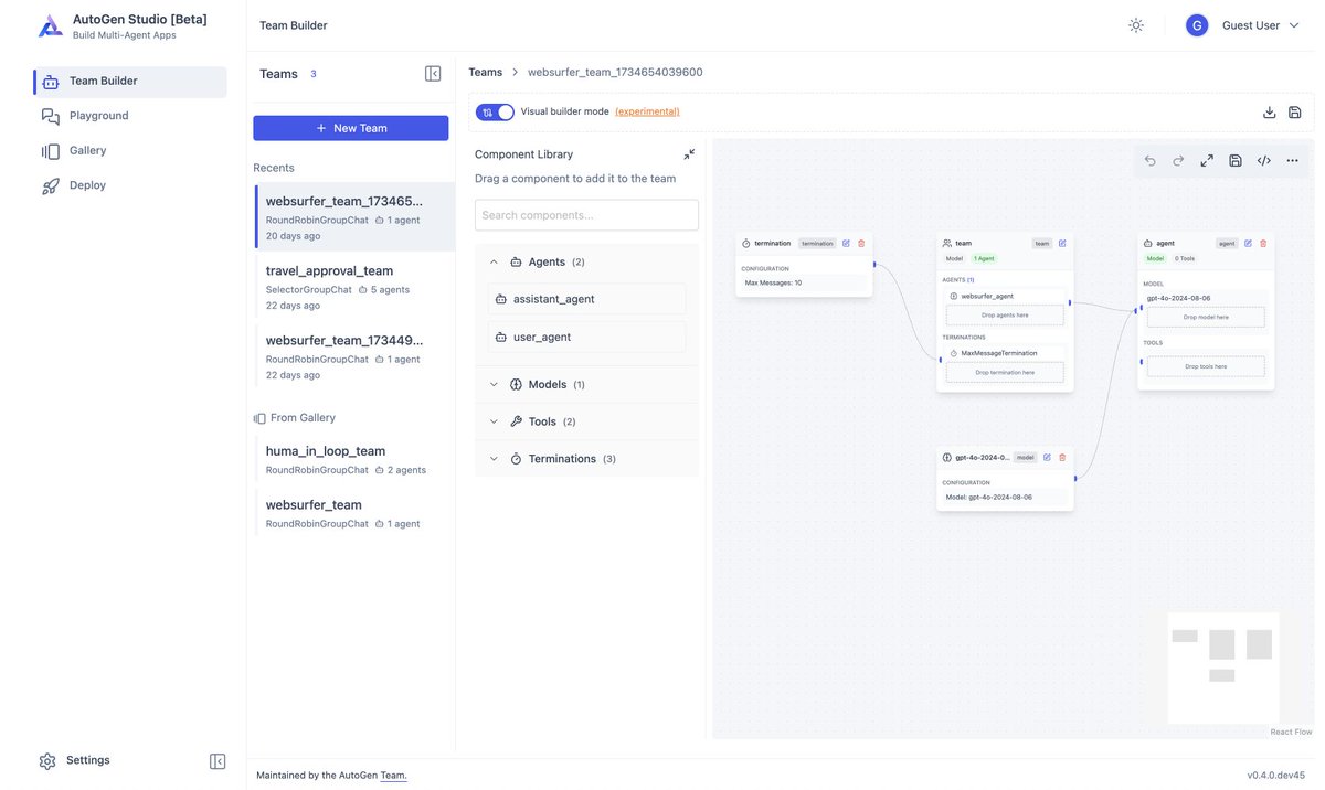 🌸 If you're looking to read some medium-sized <a href="/FastAPI/">FastAPI</a> codebase, the backend for Microsoft's autogen-studio is a good read 🤔

From SQLModel+Alembic to Auth to serving Gatsby+Tailwind, and a clear split in FastAPI features, there's a lot to digest

➡️ github.com/microsoft/auto…