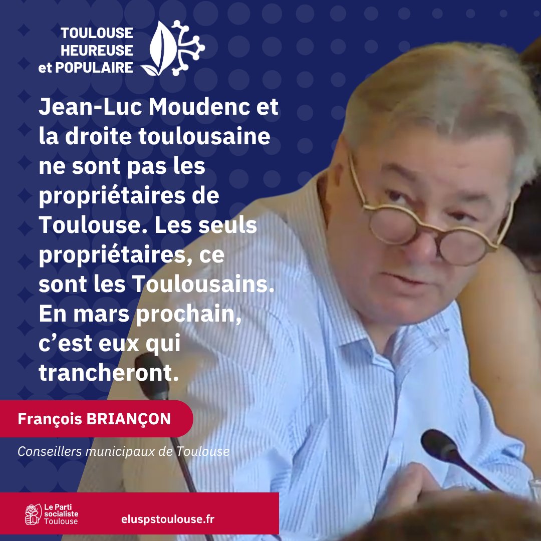 François Briançon (@fbriancon) on Twitter photo Alors que les #toulousains constatent chaque jour l'avalanche de communication pré-électorale sur fonds publics de <a href="/jlmoudenc/">Jean-Luc Moudenc</a> , ils paient le prix fort : hausse des impôts cachés et baisse des services.
En début de #CMToulouse je dénonce cette situation ! Vivement mars 2026 Alors que les #toulousains constatent chaque jour l'avalanche de communication pré-électorale sur fonds publics de <a href="/jlmoudenc/">Jean-Luc Moudenc</a> , ils paient le prix fort : hausse des impôts cachés et baisse des services.
En début de #CMToulouse je dénonce cette situation ! Vivement mars 2026