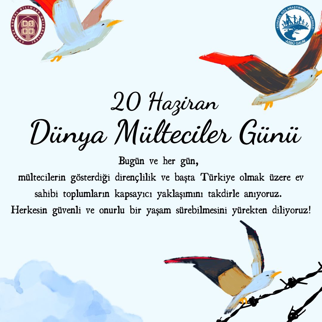 ASBU GAUM (@asbugaum) on Twitter photo Bugün #DünyaMültecilerGünü. Türkiye, tüm kurumlarıyla son 10 yılda benzersiz bir rol üstlendi. <a href="/ASBUedu/">ASBÜ</a> <a href="/Gocidaresi/">Göç İdaresi Başkanlığı</a> <a href="/TC_icisleri/">T.C. İçişleri Bakanlığı</a> <a href="/TC_Disisleri/">T.C. Dışişleri Bakanlığı</a> <a href="/MilliEgitimBak/">MEB</a> <a href="/csgbakanligi/">T.C. Çalışma ve Sosyal Güvenlik Bakanlığı</a> Bugün #DünyaMültecilerGünü. Türkiye, tüm kurumlarıyla son 10 yılda benzersiz bir rol üstlendi. <a href="/ASBUedu/">ASBÜ</a> <a href="/Gocidaresi/">Göç İdaresi Başkanlığı</a> <a href="/TC_icisleri/">T.C. İçişleri Bakanlığı</a> <a href="/TC_Disisleri/">T.C. Dışişleri Bakanlığı</a> <a href="/MilliEgitimBak/">MEB</a> <a href="/csgbakanligi/">T.C. Çalışma ve Sosyal Güvenlik Bakanlığı</a>