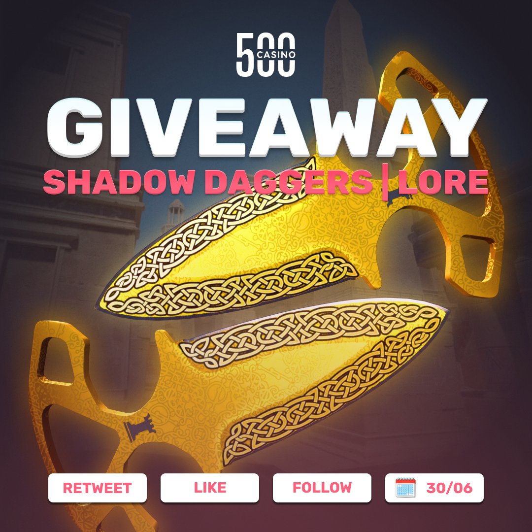 500 Casino BR (@500casino_br) on Twitter photo 🔥 Giveaway Shadow Daggers | Lore 🔥
Para participar:
⭐ Marque 2 amigos
⭐ Curta + RT
⭐ Siga <a href="/500Casino_BR/">500 Casino BR</a>
📅 O sorteio será encerrado no dia 30/06 📅 🔥 Giveaway Shadow Daggers | Lore 🔥
Para participar:
⭐ Marque 2 amigos
⭐ Curta + RT
⭐ Siga <a href="/500Casino_BR/">500 Casino BR</a>
📅 O sorteio será encerrado no dia 30/06 📅